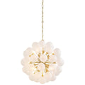 Celine Semi Flush, Aged Brass