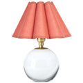 Giorgio Crystal Mini Lamp, Polished Nickel/Mist Blau