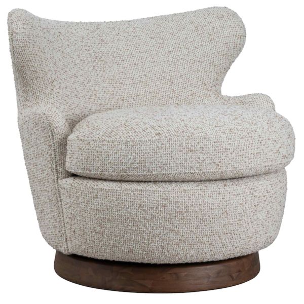 Vale Swivel Chair, Warm Pebble