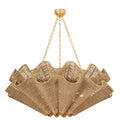 Livonia Chandelier, Vintage Gold Leaf
