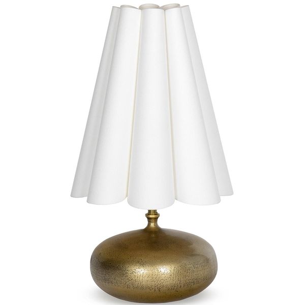 Apollo Tischlampe, Natur Brass
