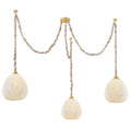 Miller 1 Light Flush Mount, Aged Brass