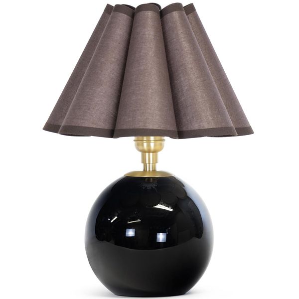 Giorgio Schwarz Glas Lamp, Wild Poppy