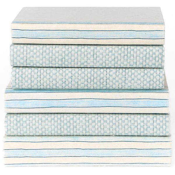 Francoise Book Stack, Gold/Creme